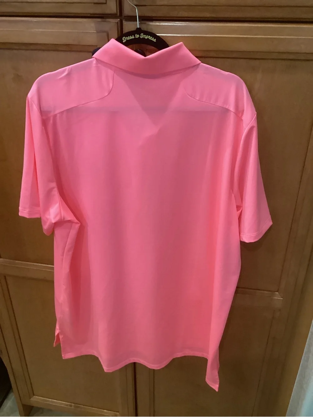 RLX RALPH LAUREN ~ Men's Polo Performance PINK Golf Polo Shirt Wicking NWT - XL